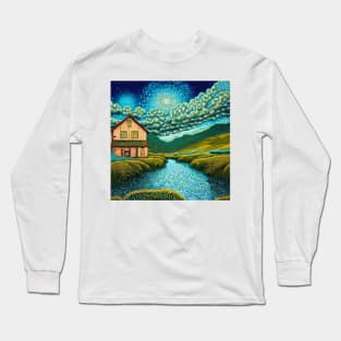 Beautiful Cartreuse Cosmic Long Sleeve T-Shirt